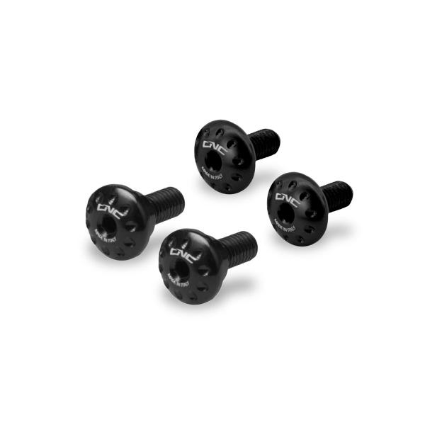 CNC Racing black radiator side screw kit Ducati Streetfighter V4 2020-2024