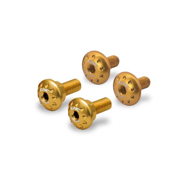 CNC Racing gold radiator side screw kit Ducati Streetfighter V4 2020-2024
