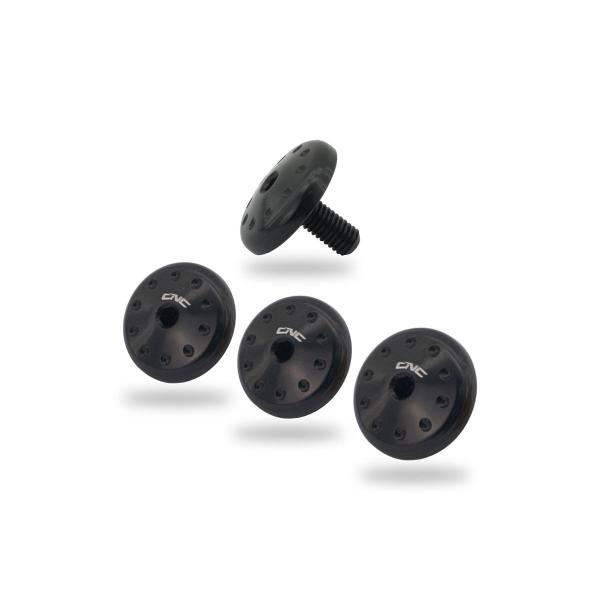 Kit viti cover radiatore CNC Racing nero Ducati Multistrada V4 Pikes Peak 2022-2024