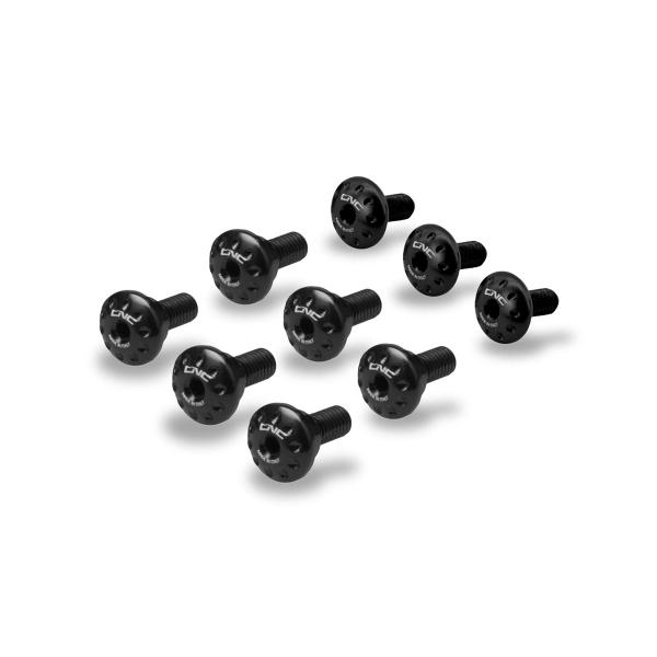 CNC Racing black lower fairing screw kit Aprilia RS660 2021-2024