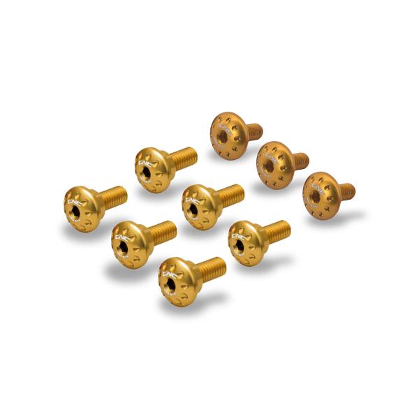 CNC Racing gold lower fairing screw kit Aprilia RS660 2021-2024