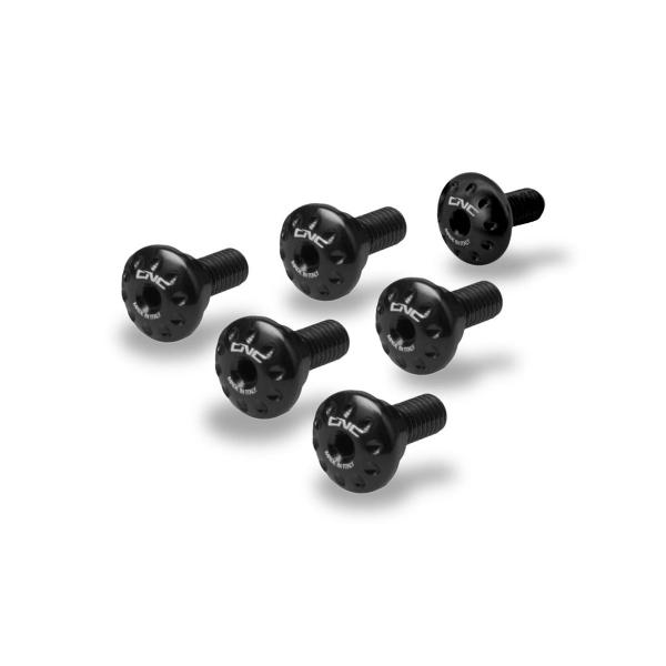 CNC Racing black engine cover and expansion tank screw kit Ducati Monster 937 2021-2024