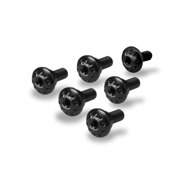 CNC Racing black radiator side cover screw kit Ducati Monster 937 2021-2024