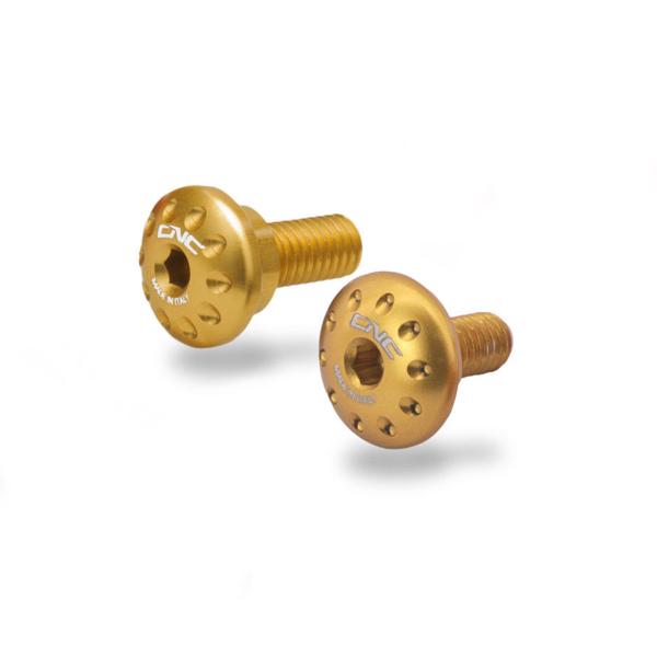 CNC Racing gold upper chain guard screw kit Ducati Monster 937 2021-2024