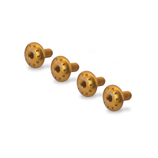 CNC Racing gold convector cover screw kit Ducati Multistrada V4 Pikes Peak 2022-2024