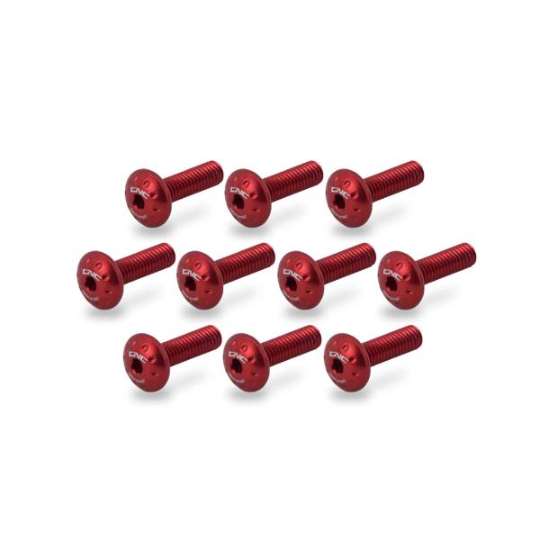 Kit viti carene laterali CNC Racing rosso Ducati Streetfighter V2 2022-2024