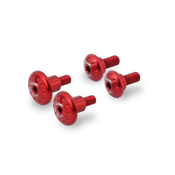 CNC Racing red fairing screw kit anteriore Ducati DesertX 937 2022-2024