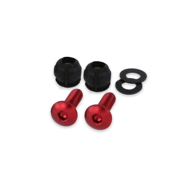 CNC Racing red Original windshield screw kit 2pz Ducati Monster 937 2021-2024