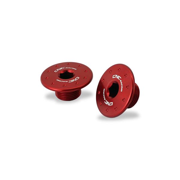 CNC Racing red original footrest central screw kit Ducati Diavel V4 2023-2024