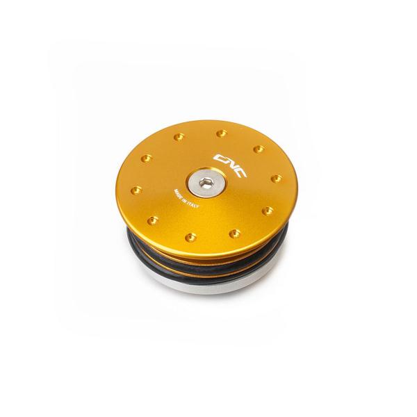 CNC Racing gold right rear wheel nut cap Ducati Multistrada 1260S Pikes Peak 2018-2020