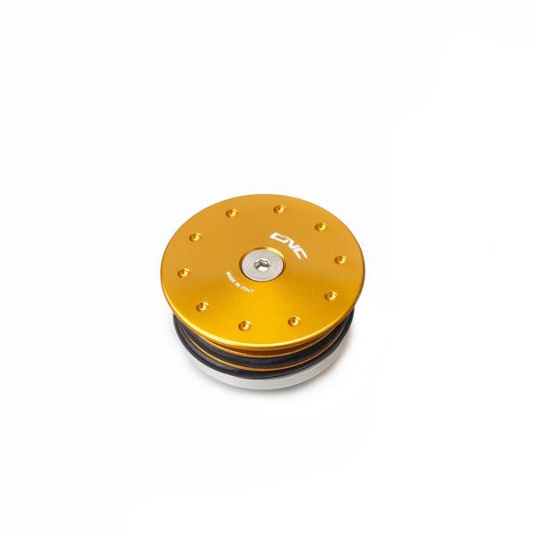 CNC Racing gold left rear wheel nut cap Ducati Multistrada 1260S 2018-2020