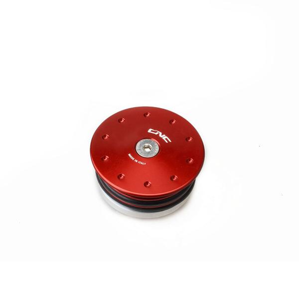 Tappo dado ruota posteriore sinistro CNC Racing rosso Ducati Multistrada V4 Pikes Peak 2022-2024