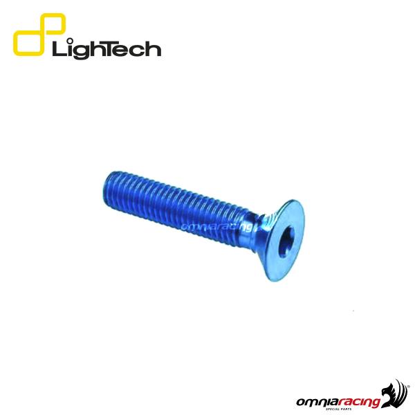 Lightech flat head screw svag ergal Cl 005 M6 L. 50 cobalt