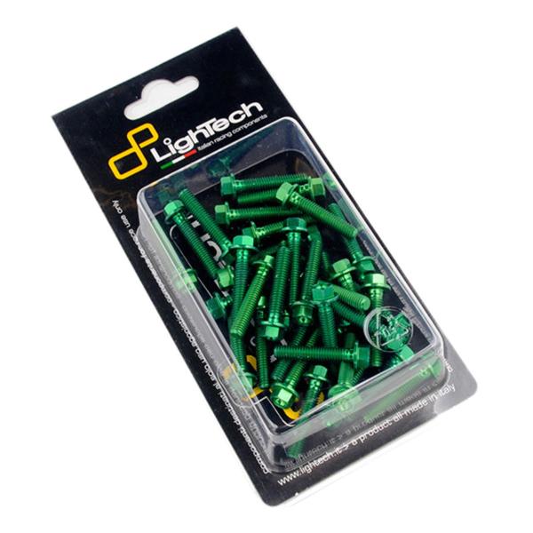 Kit viti carena Lightech ergal Verde Kawasaki Ninja 300 2013-2017
