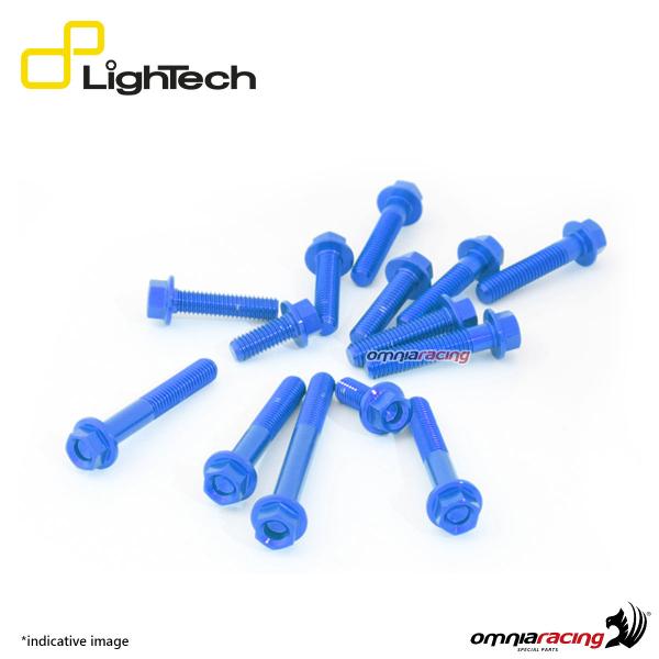 Lightech kit viti ergal tappo serbatoio colore cobalto per Yamaha R6 / R1 /Suzuki GSXR1000/600/750