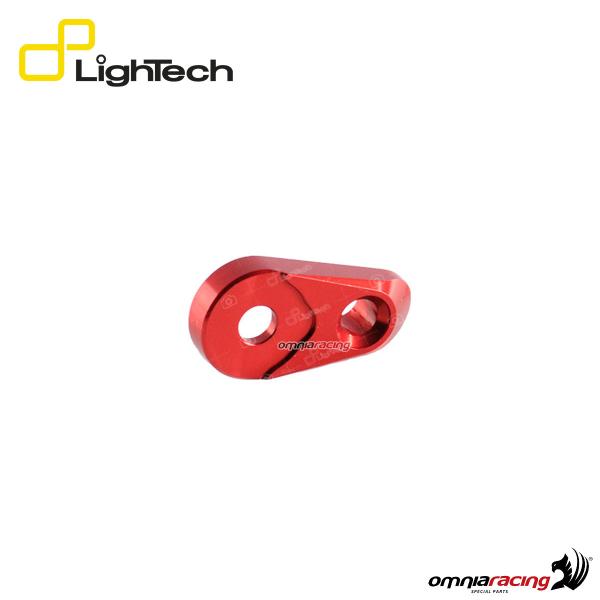 Lightech footpeg holder spare parts for rearset red color