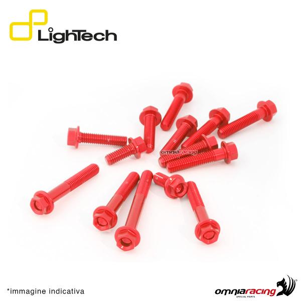 Lightech kit viti ergal tappo serbatoio colore rosso