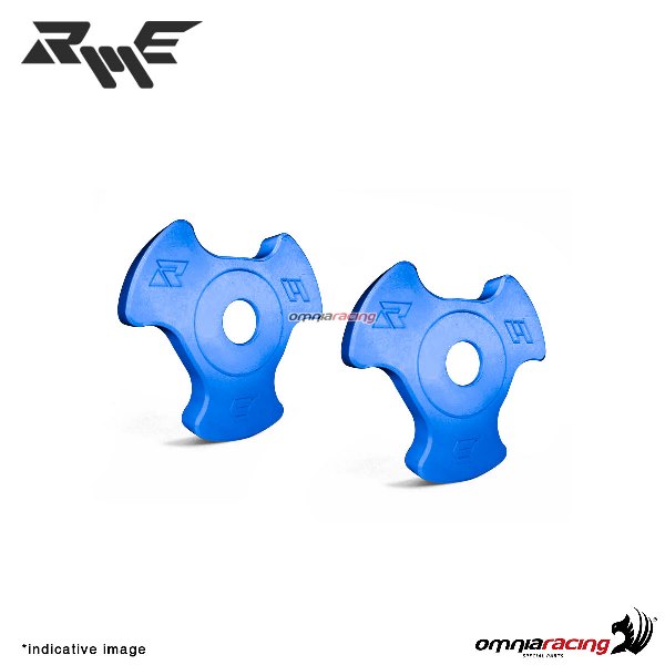 Robby Moto blue preload adjusters for Mv Agusta F4
