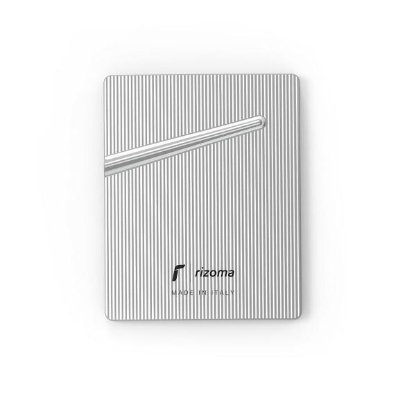 Inserto logo Rizoma silver Vespa Elettrica 2018-2022