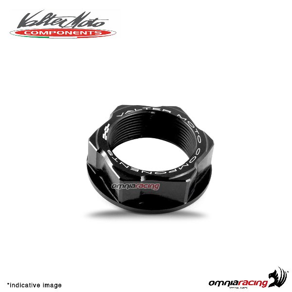 Dado Valtermoto per cannotto di sterzo ergal nero per Triumph Street Triple 2007>2016