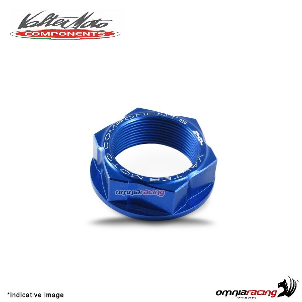 Dado Valtermoto per cannotto di sterzo ergal blu per Triumph Street Triple 2007>2016