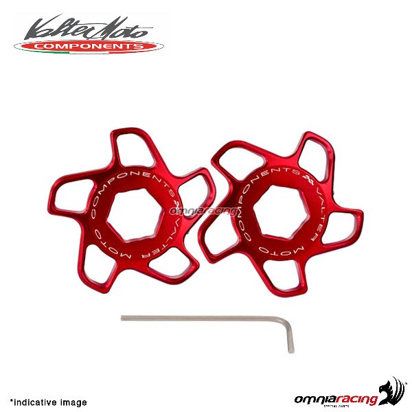 Ghiera rossa Valtermoto precarico forcella per Honda CBR900 1994>1999