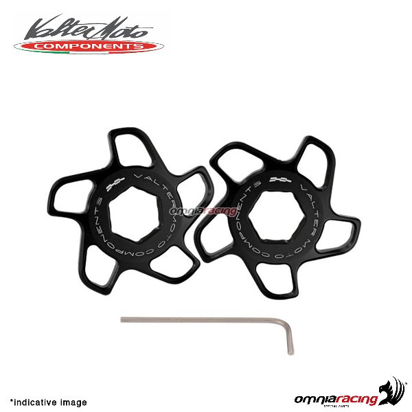 Fork preload adjuster Valtermoto black color for BMW S1000RR 2015>2018