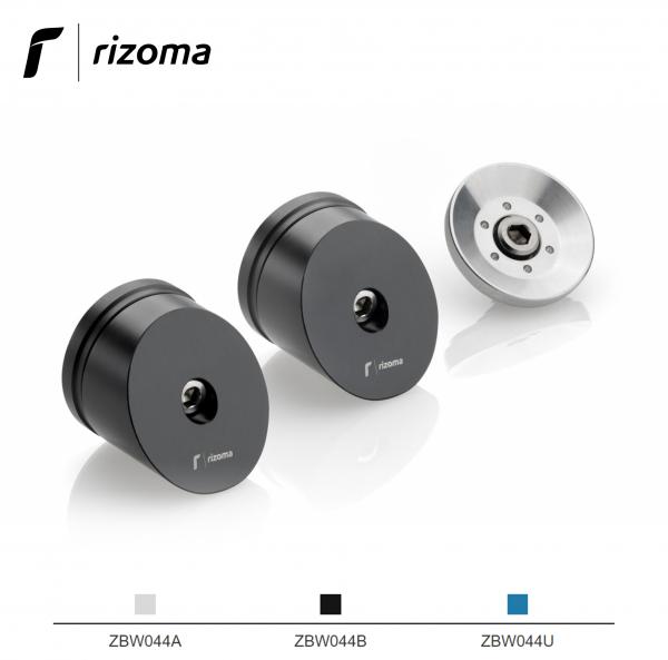 Rizoma kit tappi fori telaio 9pz colore nero per BMW R1200GS 2013> / Adventure 2014>