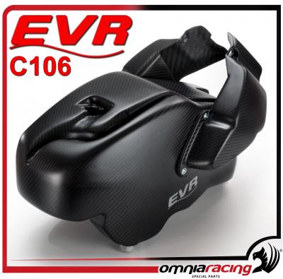 EVR - Kit Air Box in Carbonio Con Canali Aria e Filtri Aria per Ducati StreetFighter 1100 / 1100 S