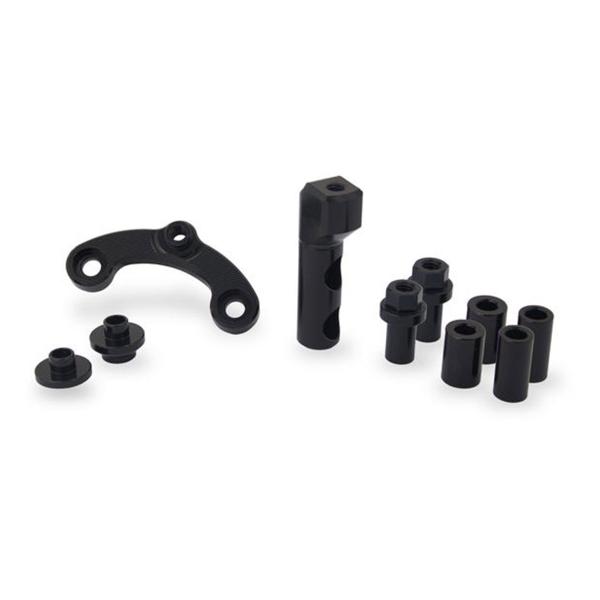 CNC Racing steering damper support black sluminum Ducati Hypermotard 950/SP 2019-2024