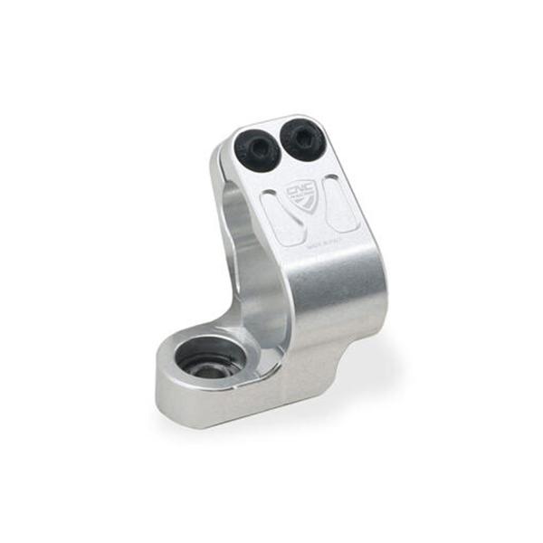 CNC Racing silver  vertical clamp collar for Ohlins steering damper