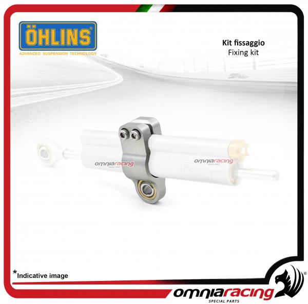 Kit fissaggio /attacchi per ammortizzatore di sterzo lineare SD 191 Ohlins per Honda CB1000R 08>10