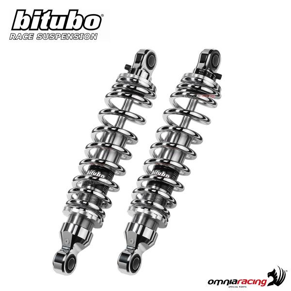 Pair of WME0 black Bitubo shock absorbers Moto Guzzi V7 IV Special 2021-2024