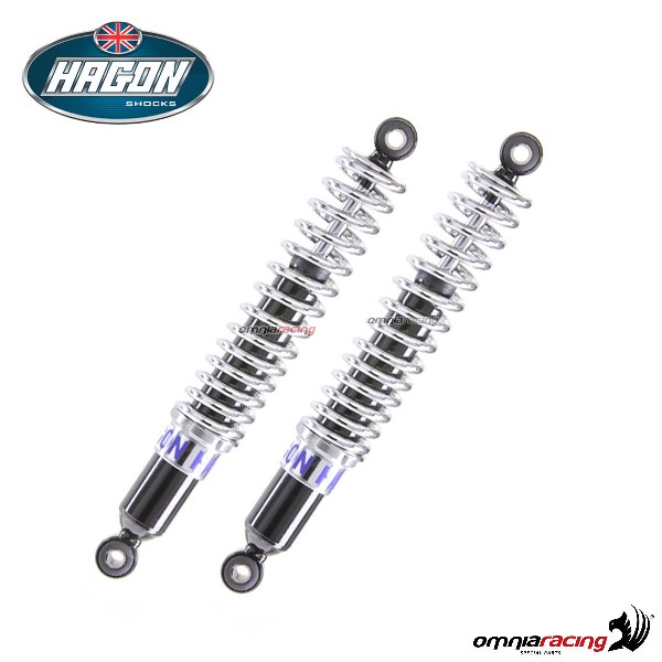 Pair of rear shock absorbers Hagon for Harley XR1200 2008>