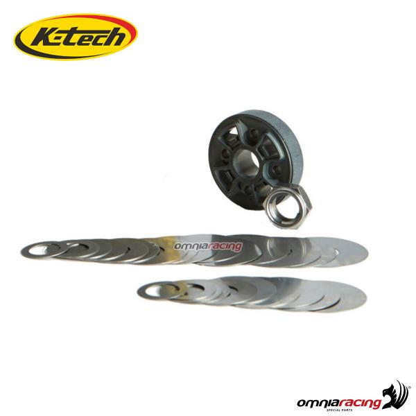 Gruppo pistone ammortizzatore K-tech con lamelle 40x12mm Adventure per Yamaha Tenere 700 2019>