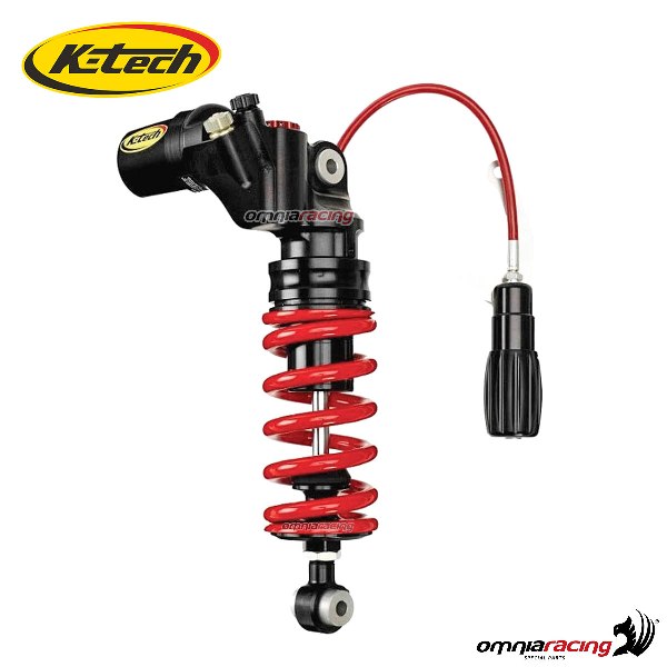 Mono adjustable rear shock absorber K Tech DDS Pro 324mm for Honda RC51 2000>2005