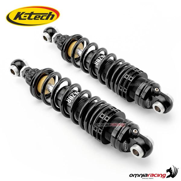 Coppia ammortizzatori posteriori regolabili K Tech Razor Lite 332mm Harley Davidson Dyna 2004>2016