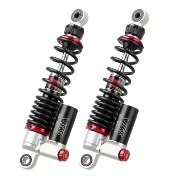 YSS G-Top front shock absorbers 300mm black spring Lambretta X300 2023-2024