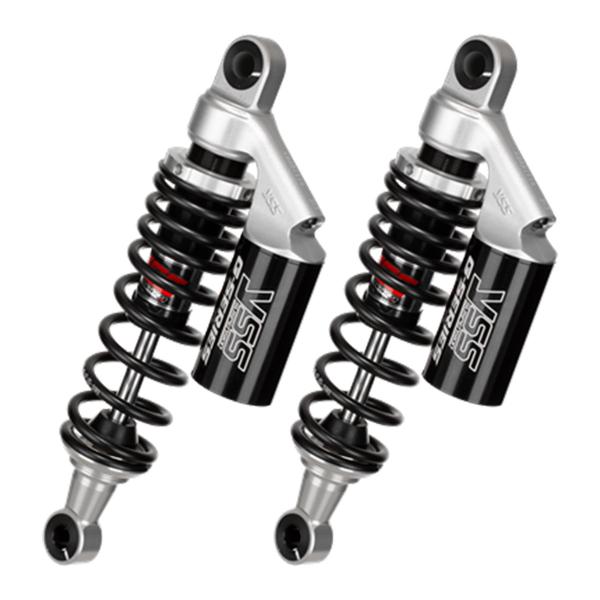 YSS Eco rear shock absorbers 300mm black spring Kawasaki EL250 Eliminator 1988-1995