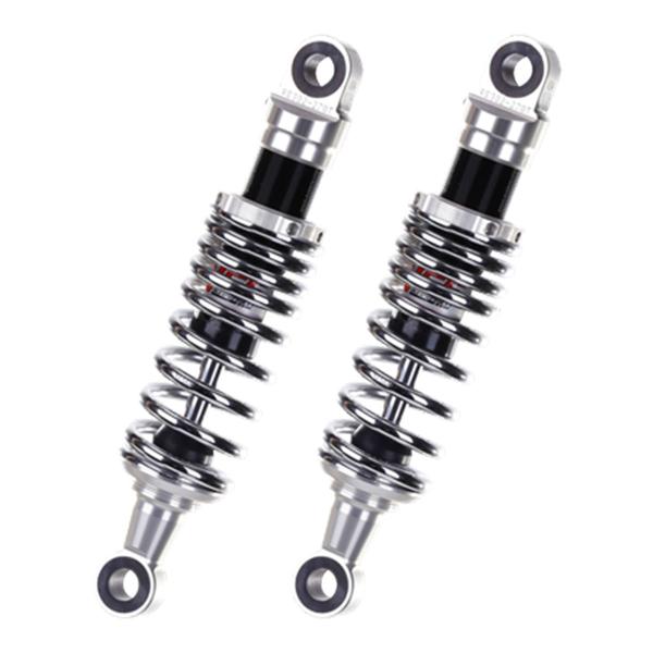 YSS Eco rear shock absorbers 300mm chromed Yamaha SRX400 1985-1989