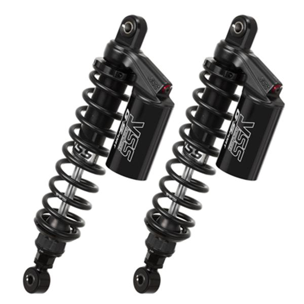 YSS G-Racing black rear shock absorbers 255mm Yamaha Bolt R 2014-2018