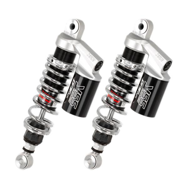 YSS G-Racing rear shock absorbers 310mm chromed Harley Davidson XLH883 Sportster Hugger 1992-2003