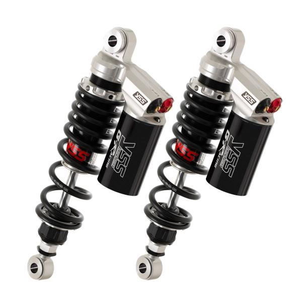YSS G-Racing black rear shock absorbers 305-315mm Harley Davidson Dyna Super Glide 2008-2017