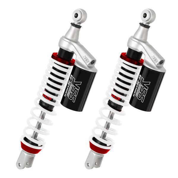 YSS G-Top rear shock absorbers 315-325mm chromed Honda XBR500 Clubman 1985-1988