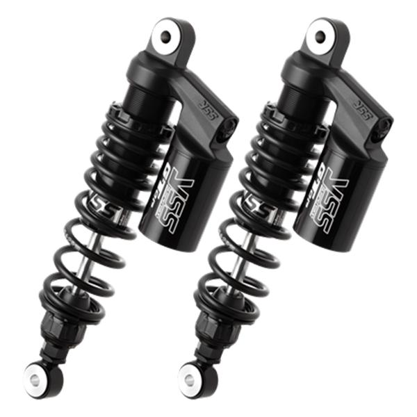 YSS G-Top black rear shock absorbers 320-330mm Harley Davidson Street 500 2014-2018