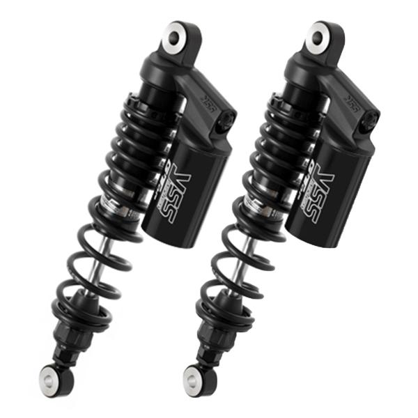 YSS G-Top black rear shock absorbers 325-335mm Harley Davidson VRSCA 1130 V-Rod 2002-2006