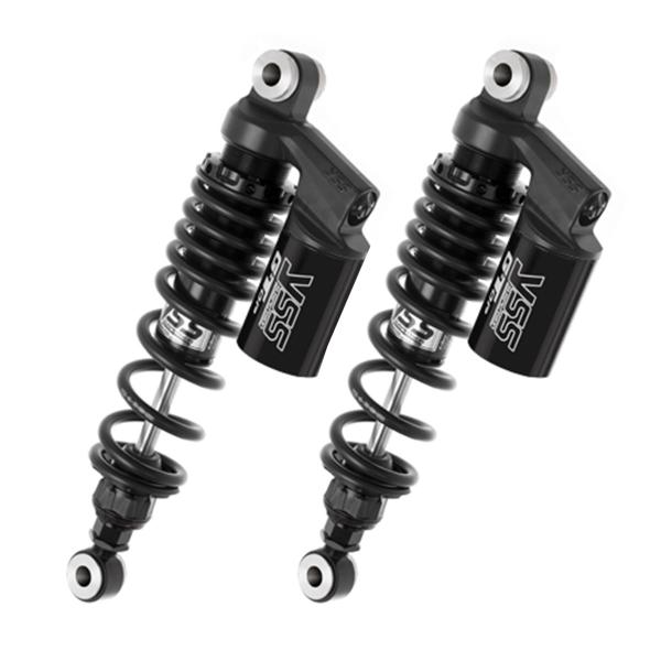 YSS G-Top black rear shock absorbers 325-335mm Harley Davidson Dyna Super Glide 2008-2017