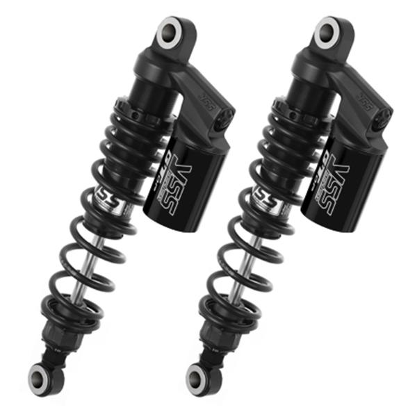 Ammortizzatori posteriori YSS G-Top neri 350-360mm Kawasaki Z1 1973-1975