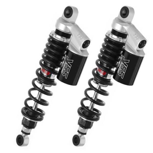 YSS G-Top rear shock absorbers 345-355mm black spring Kawasaki ER5 2001-2007