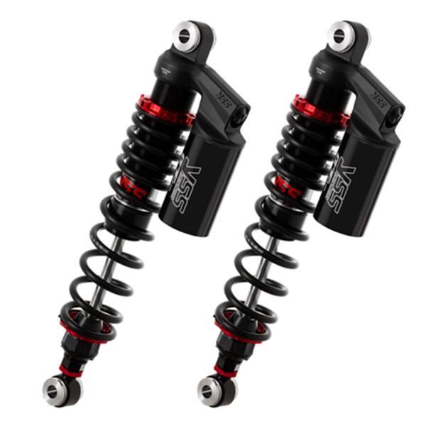 YSS G-Top rear shock absorbers 375-385mm black spring Harley Davidson XR1200 2008-2012